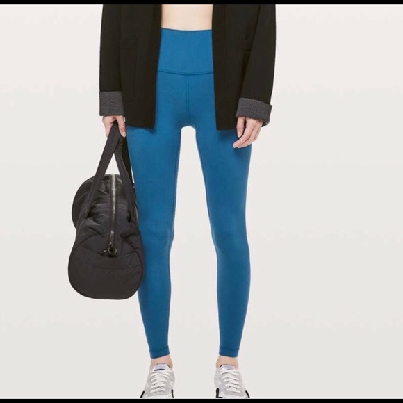 Lululemon Align 21” leggings Capri Blue - Picture 1 of 6
